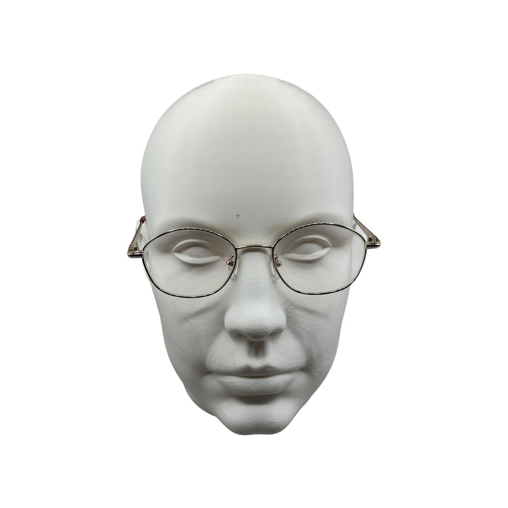 ELEMENTS Gold Oval Full Rim Eyeglasses Frames Made in Palm Springs 51 18 140